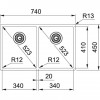 Franke Box BXX 220/120-34-34 127.0370.188 - зображення 2