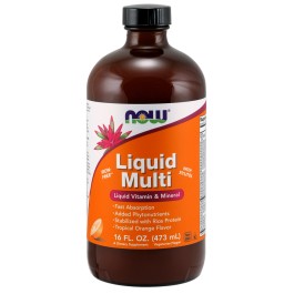   Now Liquid Multi 473 ml /32 servings/ Tropical Orange