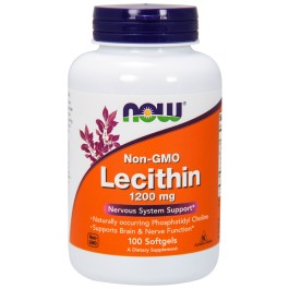   Now Lecithin 1200 mg Softgels 100 caps