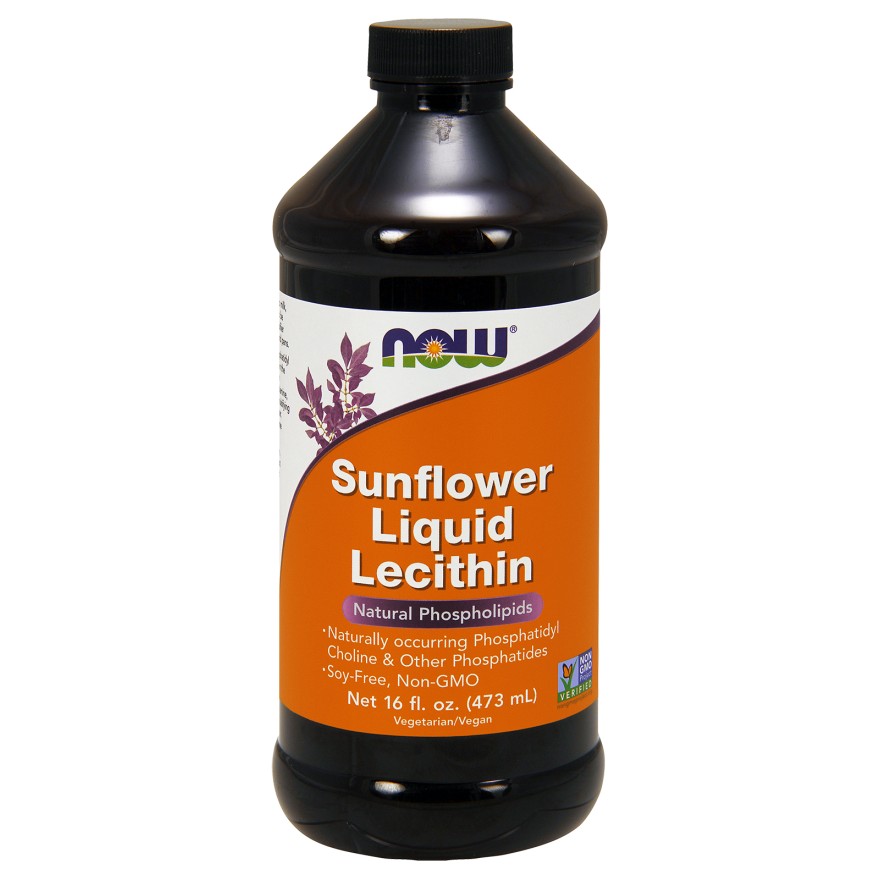 Now Sunflower Liquid Lecithin 473 ml /32 servings/ - зображення 1