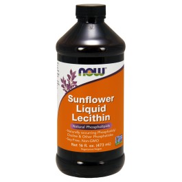 Now Sunflower Liquid Lecithin 473 ml /32 servings/