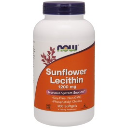   Now Sunflower Lecithin 1200 mg Softgels 200 caps