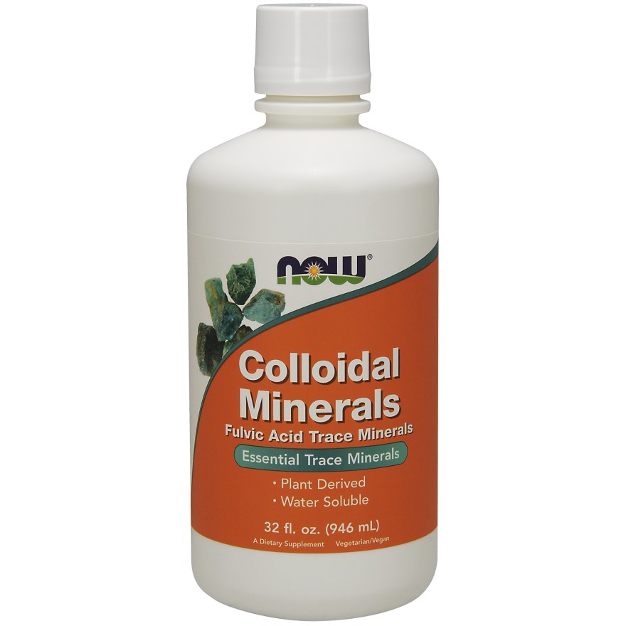 Now Colloidal Minerals Liquid 946 ml /32 servings/ Pure - зображення 1