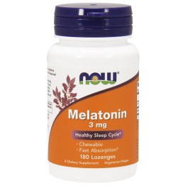   Now Melatonin 3 mg Lozenges 180 tabs