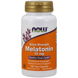   Now Melatonin Extra Strength 10 mg Veg Capsules 100 caps