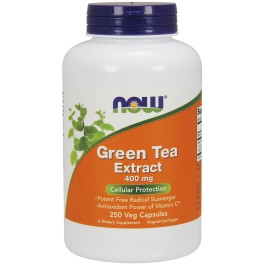 Now Green Tea Extract 400 mg Veg Capsules 250 caps