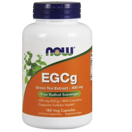 Now EGCg Green Tea Extract 400 mg Veg Capsules 180 caps