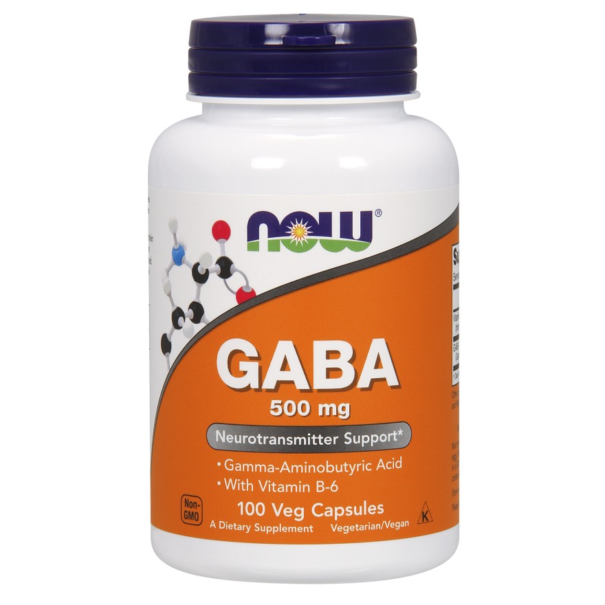 Now GABA 500 mg Veg Capsules 100 caps - зображення 1