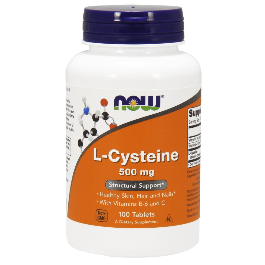 Now L-Cysteine 500 mg Tablets 100 tabs - зображення 1