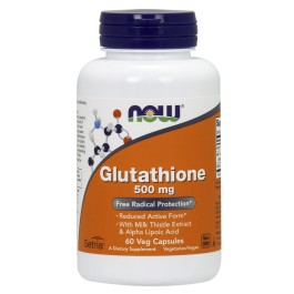 Now Glutathione 500 mg Veg Capsules 60 caps