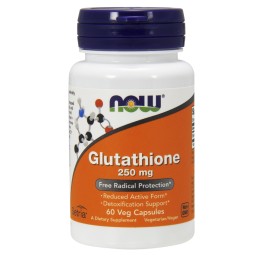Now Glutathione 250 mg Veg Capsules 60 caps