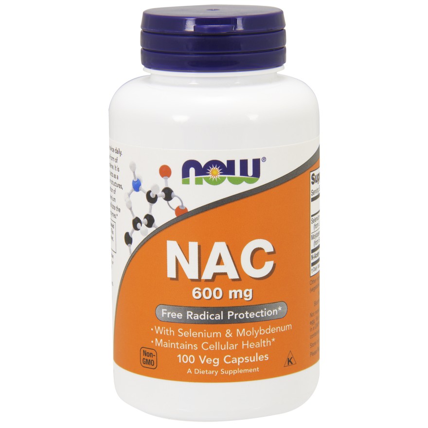 Now NAC 600 mg Veg Capsules 100 caps - зображення 1