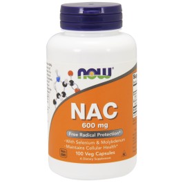 Now NAC 600 mg Veg Capsules 100 caps
