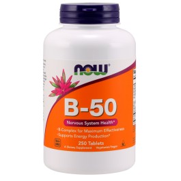 Now Vitamin B-50 Tablets 250 tabs