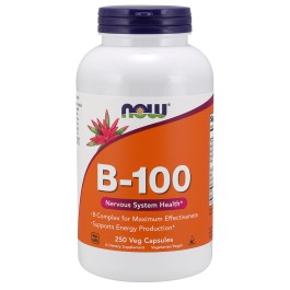 Now Vitamin B-100 Veg Capsules 250 caps