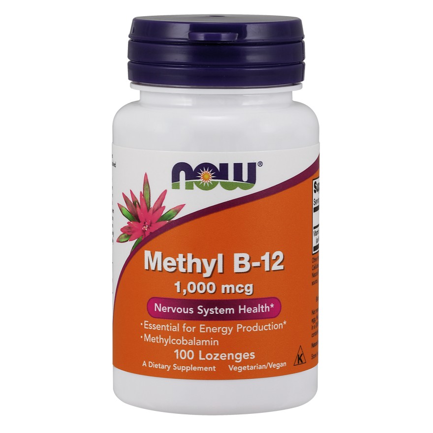 Now Methyl B-12 1,000 mcg Lozenges 100 tabs - зображення 1