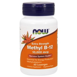 Now Methyl B-12 10,000 mcg Lozenges 60 tabs