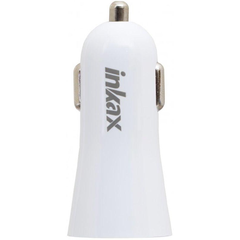 INKAX CD-37 Car charger 1USB 1A White - зображення 1