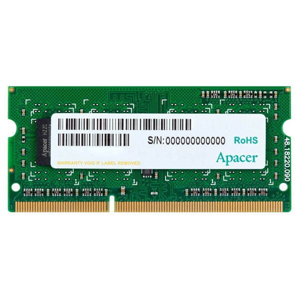 Apacer 8 GB SO-DIMM DDR3L 1600 MHz (DV.08G2K.KAM) - зображення 1