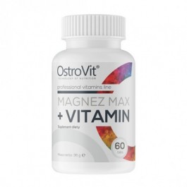   OstroVit Magnez Max + Vitamin 60 tabs