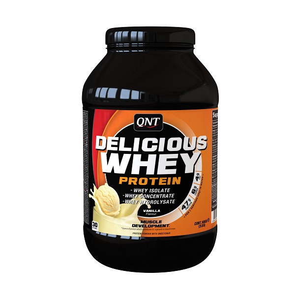 QNT Delicious Whey Protein Powder 908 g /30 servings/ Vanilla - зображення 1