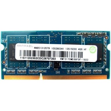 Ramaxel 4 GB SO-DIMM DDR3L 1600 MHz (RMT3170ME68F9F-1600) - зображення 1