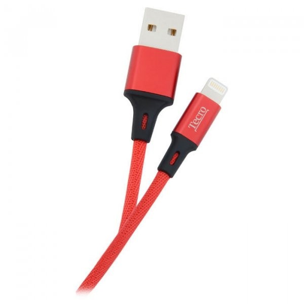 Tecro USB2.0 AM/Apple Lightning 1m (LT-0100RD) - зображення 1