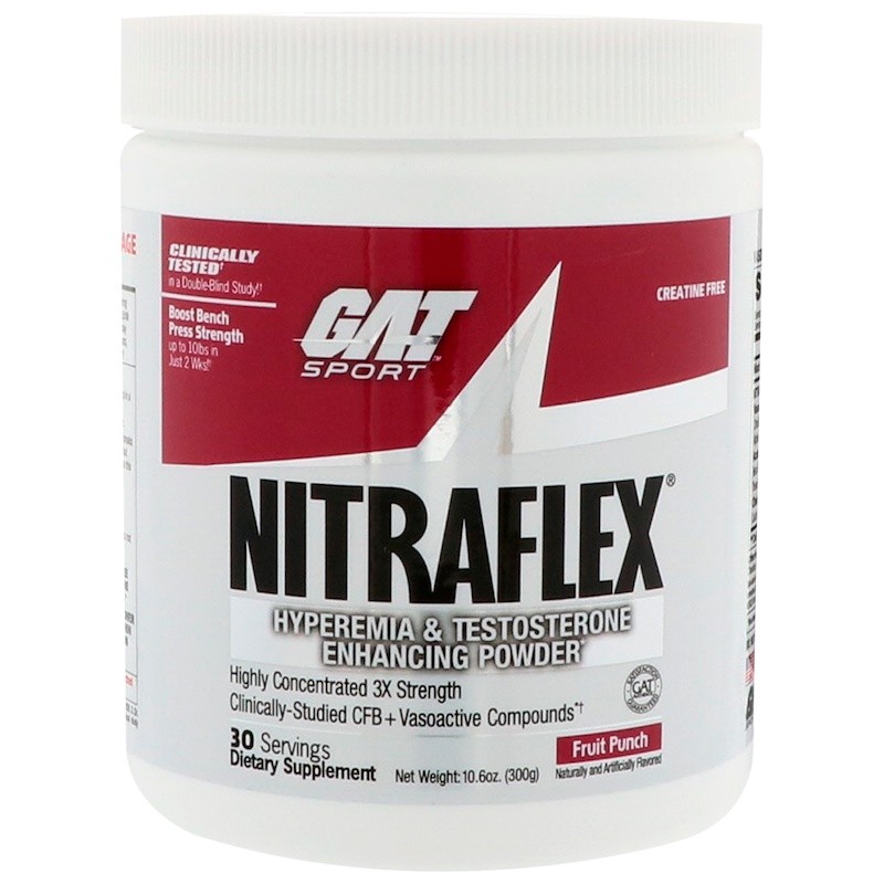 GAT Sport Nitraflex 300 g /30 servings/ Fruit Punch - зображення 1