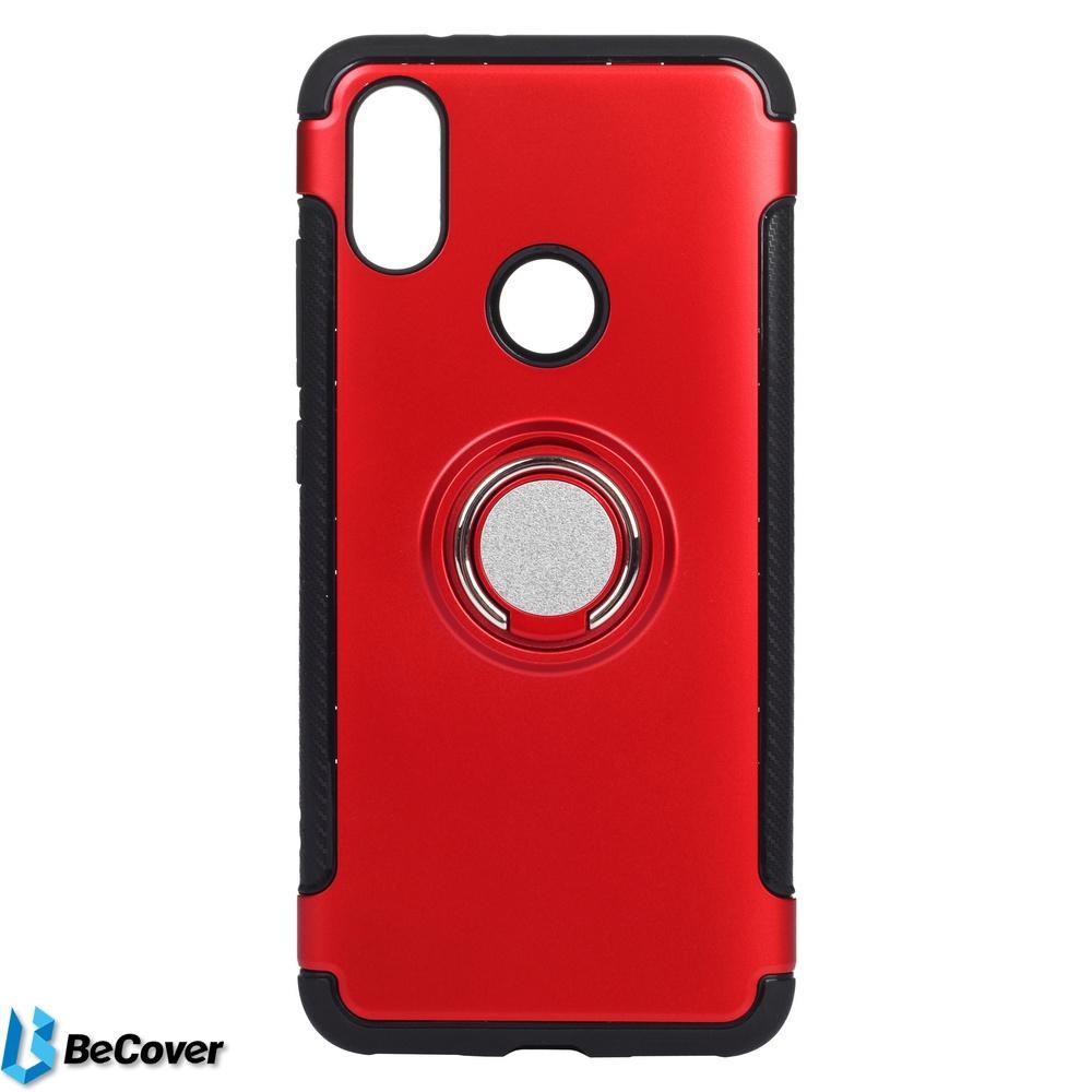 BeCover Magnetic Ring Stand для Xiaomi Mi A2 Lite / 6 Pro Red (702664) - зображення 1