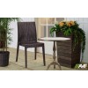 Art Metal Furniture Selen пластик под ротанг эспрессо (515343) - зображення 6