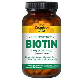Country Life High Potency Biotin 5 mg 120 caps