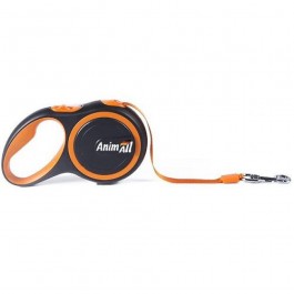 AnimAll Поводок-Рулетка для собак весом до 15 кг, 3 М, Оранжевый (60697)