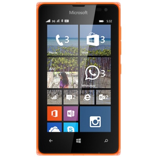 Microsoft Lumia 435 Dual Sim (Orange) - зображення 1