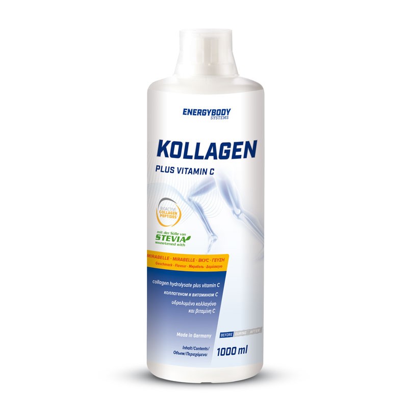 Energybody Systems Kollagen Liquid plus Vitamin C 1000 ml /40 servings/ Mirabelle - зображення 1