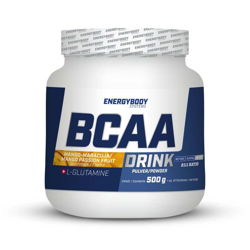 Energybody Systems BCAA Drink 500 g /41 servings/ Mango Passion Fruit - зображення 1