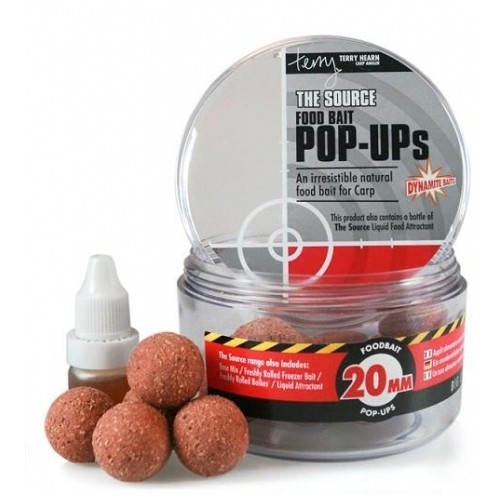 Dynamite Baits Бойлы The Source Food Bait Pop-Ups 15mm (DY110) - зображення 1