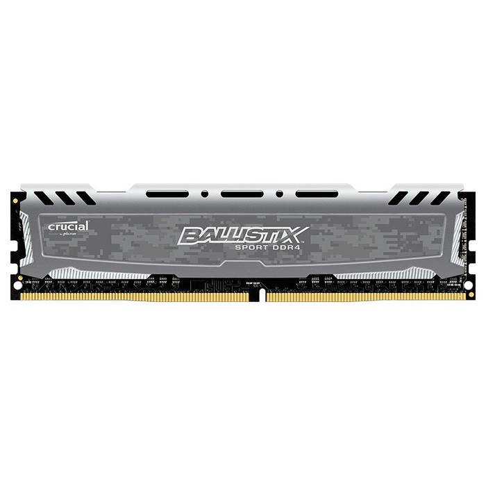 Crucial 8 GB DDR4 2666 MHz Ballistix Sport LT Gray (BLS8G4D26BFSB) - зображення 1