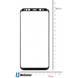 BeCover Защитная пленка Silk Screen Protector для Samsung Galaxy S8+ G955 Black (702968)