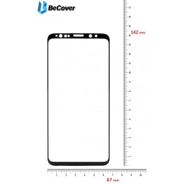   BeCover Защитная пленка Silk Screen Protector для Samsung Galaxy S9 G960 Black (702969)