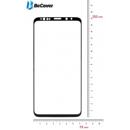 BeCover Защитная пленка Silk Screen Protector для Samsung Galaxy S9+ G965 Black (702970)
