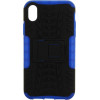TOTO Dazzle kickstand 2 in 1 case iPhone Xr Blue - зображення 1