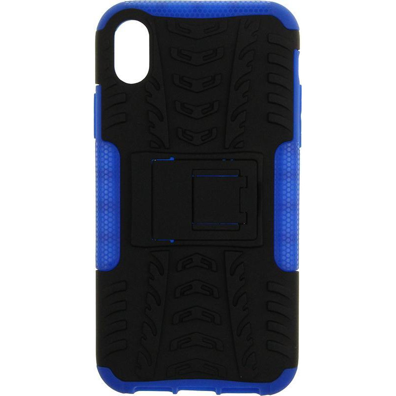 TOTO Dazzle kickstand 2 in 1 case iPhone Xr Blue - зображення 1