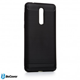 BeCover Carbon Series для Nokia 5.1 Plus/X5 2018 Black (703006)