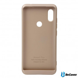 BeCover Super-protect Series для Xiaomi Redmi Note 6 Pro Gold (703082)