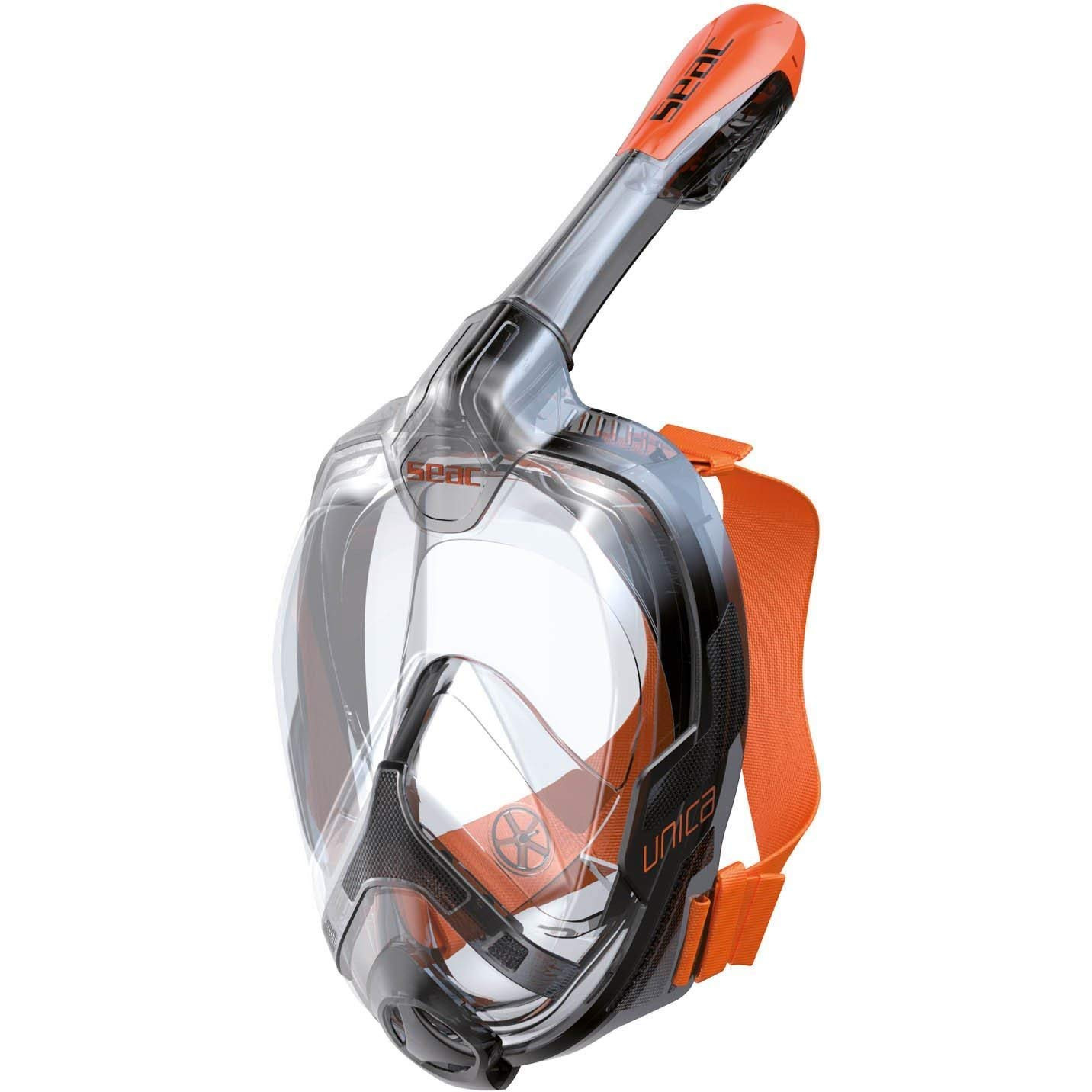 Seac Unica Full Face Mask, Black/Orange / размер S/M (1700002 003523) - зображення 1