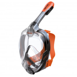   Seac Unica Full Face Mask, Transparent/Black/Orange / размер L/XL (1700001 001523)