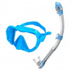 Seac Touch Mask Vortex Dry Snorkel Set, Clear Blue (0890057) - зображення 1