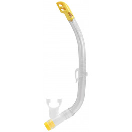 Cressi Top Junior Snorkel, Transparent-Yellow (AES 269010)