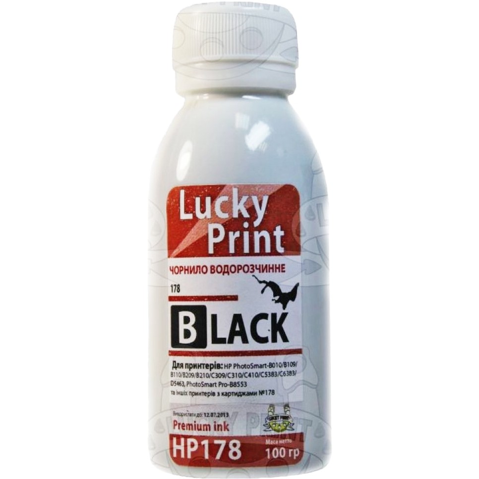 Lucky Print hp 178 Black (100 ml) - зображення 1