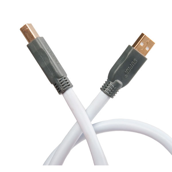 SUPRA Cables USB 2.0 A-B 1m Blue (1001907573) - зображення 1